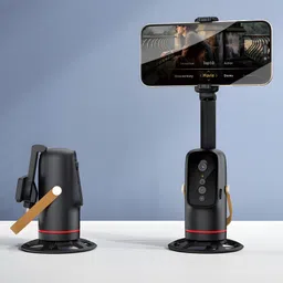 DRUMSTONE AI 360° Auto Face Tracking Phone Holder, Gesture‑Control Tripod 15 Year Warranty Single Gimbal for Mobile image 5