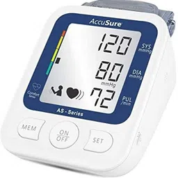 AccuSure Automatic AS series Blood pressure monitoring device with Advance Fetures AccuSure AS Series Blood Pressure Monitoring System Bp Monitor image 3