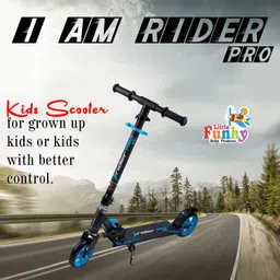 little funky Rider Pro Scooty with Side Stand, 3 Adjustable Height image 1