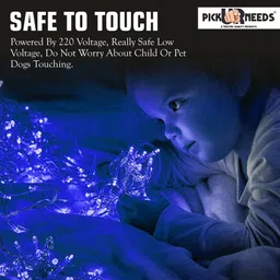 pick ur needs 40 LEDs 15 m Blue Steady String Rice Lights image 5