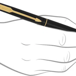 parker Gift Set | Note Book wih Classic Matte Black Gold Trim | Ball Pen image 4