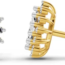 Sparkles Lab Grown Diamond Yellow Gold 14kt Stud Earring-picture-18