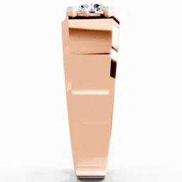 Sparkles Certified Lab Grown Diamond 14kt Rose Gold ring image 4