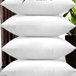 liponos LUXURY Cotton Solid Sleeping Pillow Pack of 6 image 2