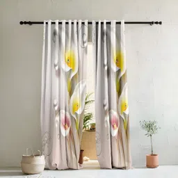 rootscurtains 152.4 cm (5 ft) Window Polycotton Room Darkening Curtain Single Curtain image 4