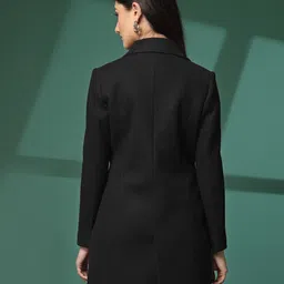 protex Tweed Solid Coat For Women image 2