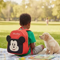 dhruv global trade Disney Mickey Mouse for Kids School Bag image 3