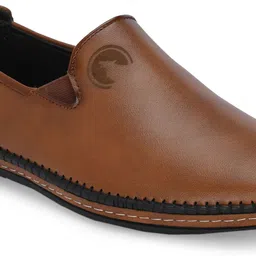 rising wolf Synthetic Leather Lightweight Slip On for Daily Use | Mild Waterproof Protection Slip On For Men-picture-31