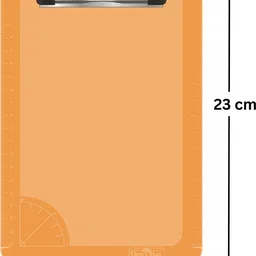 soni officemate Orange Examinatin Board | Unbreakable Paper Clipboards | Flexible Board image 3