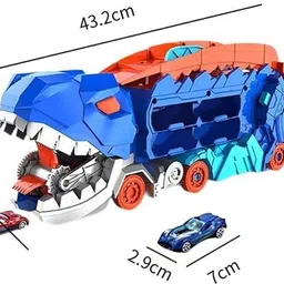 crazinos T-Rex Dinosaur Car Carrier Truck image 3
