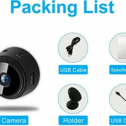 SIOVS Mini WiFi Full HD Spy IP Camera Hidden Wireless CCTV Security with Microphone Security Camera image 3