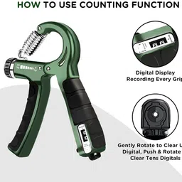 prowl Counter Adjustable Strengthener| Finger Exerciser | Hand Grip Hand Grip/Fitness Grip image 2