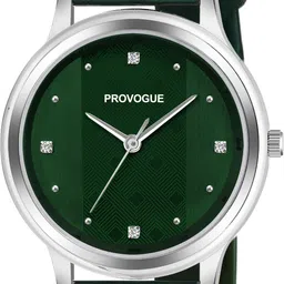 provogue Fashion Analog Watch with Green Textured Dial Analog Watch - For Women PR-LR016-GRN-GRN image 3