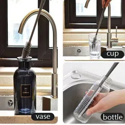 adore Jumbo Silicone Bottle Cleaning Brush Kit- Scratch Free- Ergonomic image 3
