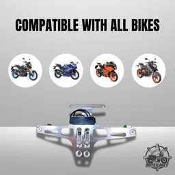 moto planet MOTO-TAILTIDY-LED-SILVER Bike Crash Guard image 4