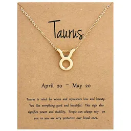 fab couture Elegant Zodiac Sign Pendant - Taurus | Women Jewelry | Women Fashion Accessories | Pendants for Women | Unique Jewelry for Women | Fashion Pendants image 1