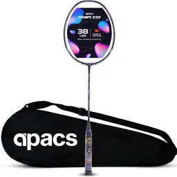 apacs Finapi 232 Grey Unstrung Badminton Racquet image 2