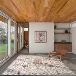 Multicolor Persian Wool 5 ft X 8 ft Hand Tufted Carpet by Jaipur Rugs-picture-18