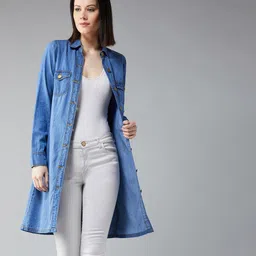 dolce crudo Women Relaxed Fit Fit Solid Spread Collar Casual Shirt-picture-13