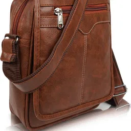 bellira Tan Men Sling Bag Brown Men Sling Bag Shoulder Side Sling Bag for Men and Women Cross Body Sling-picture-23