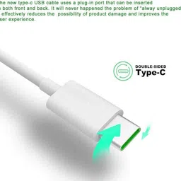 NUKAICHAU USB Type C Cable 6.5 A 1.00011 m Copper Braiding 30W 6Amp Oneplus Wrap/Dash Fast Type C Data Cable image 2