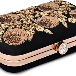 for the beautiful you Party, Casual Black Clutch image 3