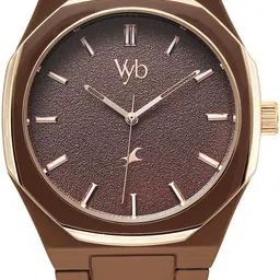 Fastrack Vyb 6.0 Hustler Quartz Brown Shaped Dial Men's Watch / Analog Watch - For Men FV30027KM02W image 1