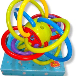 hinik Baby Teether Tube Ball Loopi Toy Sensory Teething Toys for Baby Teether image 2