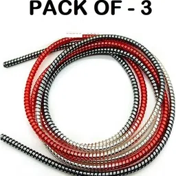 PAAWNI Spiral Multicolor (3 pcs) 1.4 Meter Full Size Charger (Multicolor) Cable Protector-picture-15