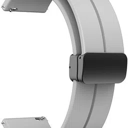 Firetook 22MM Silicone Strap with Folding Magnetic Lock Smart Watch Strap-picture-11