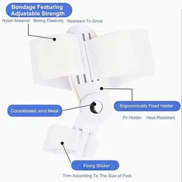 nirmatsaray 2pcs Plasti toe Corrector Thumb Support for Pain Relief Corrector for Men Women image 2