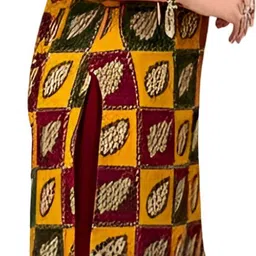 nirvaan Unstitched Crepe Salwar Suit Material Printed image 3