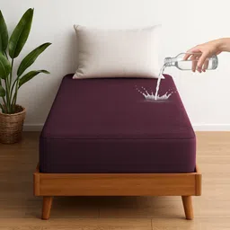 vastrora Single Size Fitted Terry Cotton Breathable, Stretchable, Waterproof Mattress Cover-picture-18