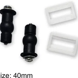 C61PE1499 Seat Cover Hinges, Washer and Nuts Set for Single Piece TopLoad 40 MM Custom Fit Toilet Seat Lid Lock-image-41
