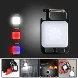 unzag ( Pack Of 3 ) COB Small Flashlights, 500Lumens Bright, Flashlight 3 Light Modes 2 hrs Flood Lamp Emergency Light-picture-11