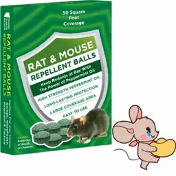 klencare Effective Powerful Rat Rodent Repellent(10) Repellent Tablets, Repellent Balls-picture-10