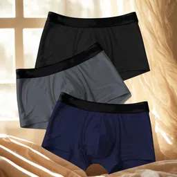 albatross in highsky Pack of 3 Solid Men Trunk image 1