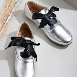 Shoetopia Smart Casual Silver Sneakers For Women & Girls Casuals For Women image 3