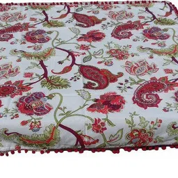 rajodyana Cotton 4 Seater Self Design Table Cover-picture-10