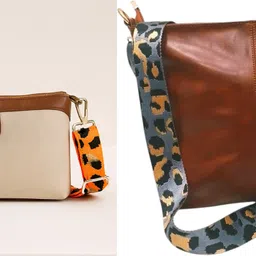 dakota Beige, Brown Women Sling Bag Stylish Crossbody Bag with Orange Belt For Girls & Women-picture-11