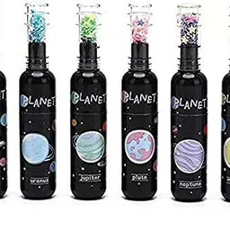 clicketyclack Space Astronaut planet theme Cute bottle design Neon Highlighter image 4