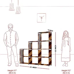 sb07 9 Layer Multipurpose Portable l SpaceSaving Cloth/Shoe/Books Shelf Home & Office Metal Open Book Shelf image 5