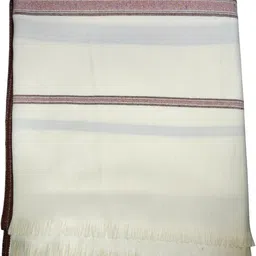 KAVIM Wool Self Design Men Shawl image 4