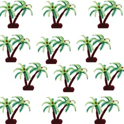 just flowers Artificial Mini Coconut Tree for Project Making double color 2inch(10 Pieces)-picture-11