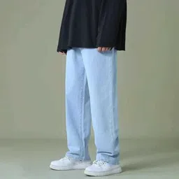 southee Men Straight Fit Mid Rise Light Blue Jeans-picture-22