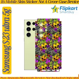 Flipkart SmartBuy samsung s23 ultra 5g mobile skin (back+side+camera) skull khtra y9gz Mobile Skin-image-68