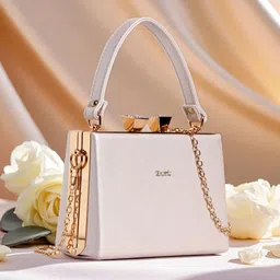 exotic Pink Women Clutch Convertible Style Elegant Bridal Bag image 2