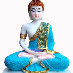 Buddha Statue Idol for Home decor/ living room / study room / Gifting items Decorative Showpiece-18 cm-image-32