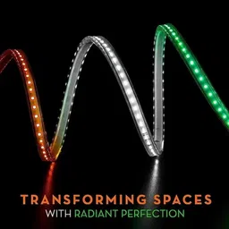 xydrozen 1800 LEDs 15 m Orange, White, Green Steady Strip Rice Lights image 3