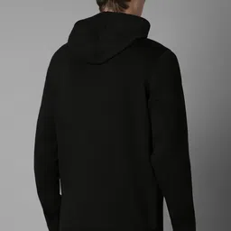 louis philippe jeans Men Full Sleeve Printed Hooded Sweatshirt image 3